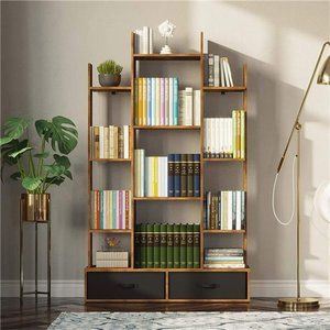 Tree Bookshelf with 2 Drawers